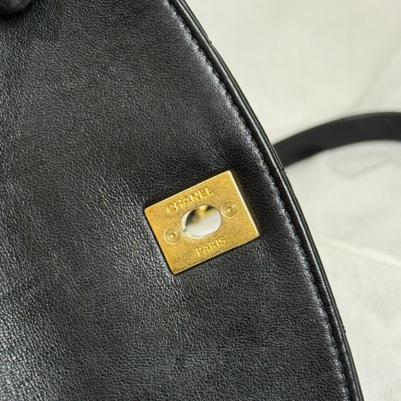 CHANEL - 黑金 coco handle mini flap-14