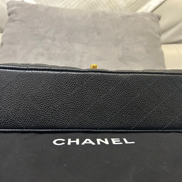 Chanel經典口蓋包|荔枝皮CF25-10