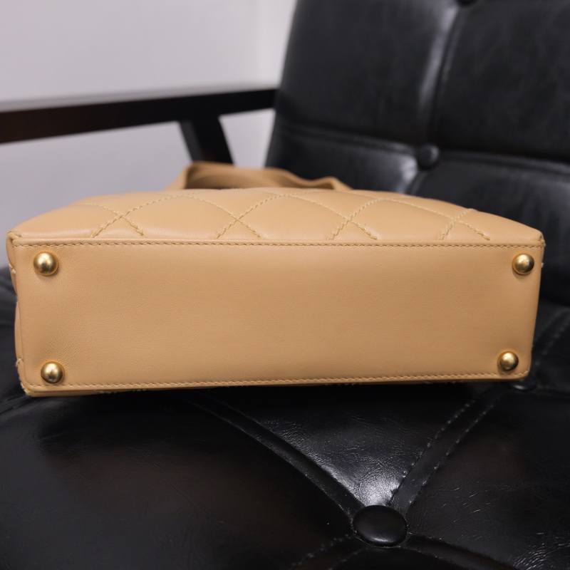 Chanel Wild Stitch Lambskin Tote bag Beige Gold 香奈兒奶茶色羊皮Vivian/Tote Bag-3