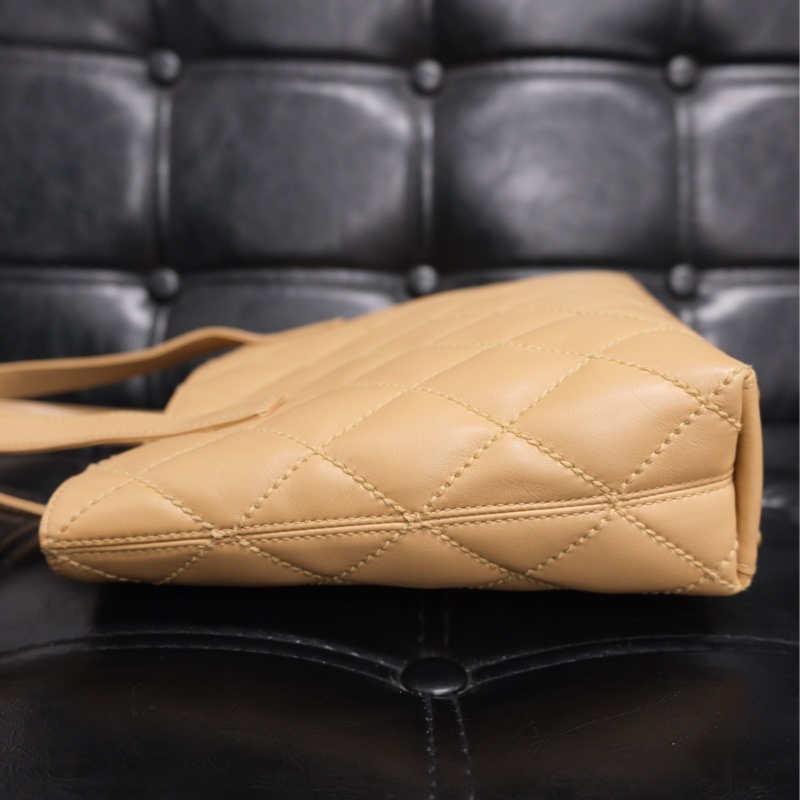 Chanel Wild Stitch Lambskin Tote bag Beige Gold 香奈兒奶茶色羊皮Vivian/Tote Bag-4