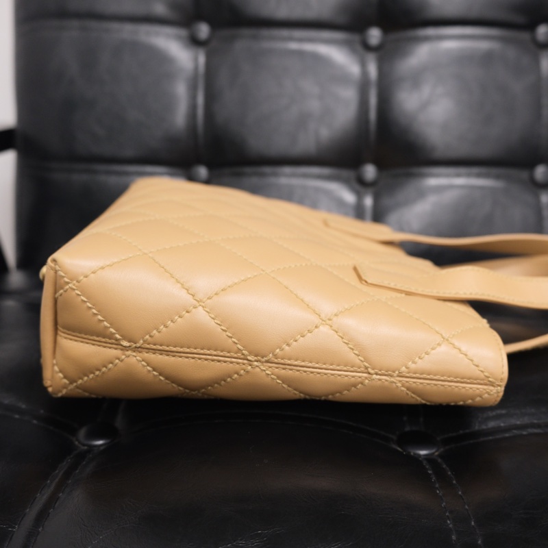 Chanel Wild Stitch Lambskin Tote bag Beige Gold 香奈兒奶茶色羊皮Vivian/Tote Bag-5