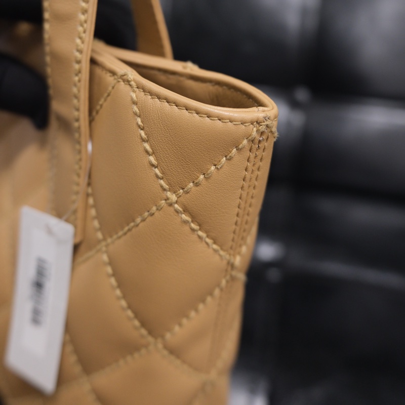 Chanel Wild Stitch Lambskin Tote bag Beige Gold 香奈兒奶茶色羊皮Vivian/Tote Bag-16