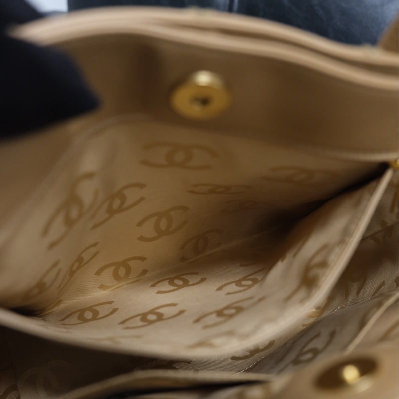 Chanel Wild Stitch Lambskin Tote bag Beige Gold 香奈兒奶茶色羊皮Vivian/Tote Bag-21