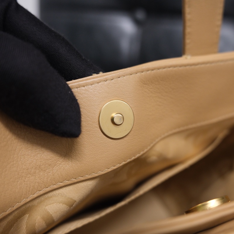 Chanel Wild Stitch Lambskin Tote bag Beige Gold 香奈兒奶茶色羊皮Vivian/Tote Bag-26