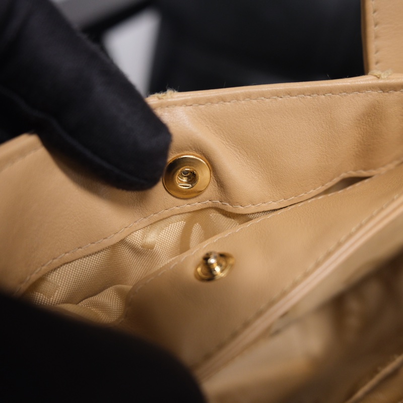 Chanel Wild Stitch Lambskin Tote bag Beige Gold 香奈兒奶茶色羊皮Vivian/Tote Bag-28