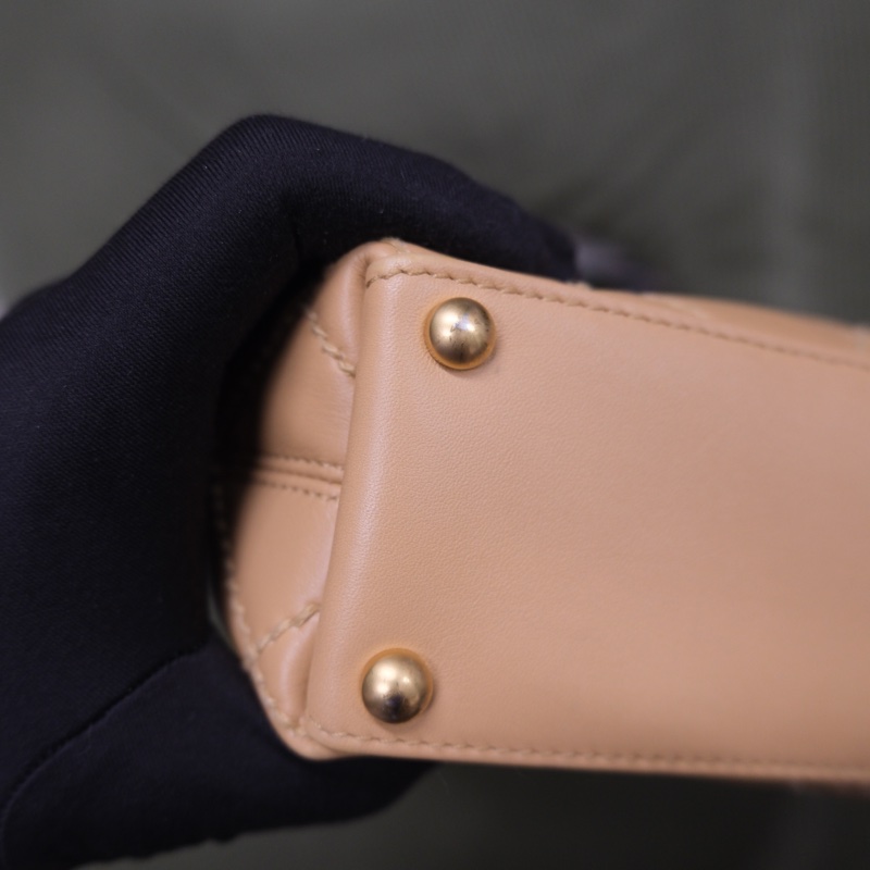 Chanel Wild Stitch Lambskin Tote bag Beige Gold 香奈兒奶茶色羊皮Vivian/Tote Bag-31