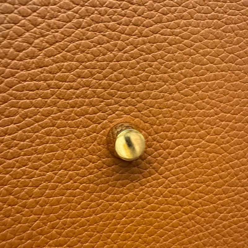 Hermes 愛馬仕Lindy26 金棕金釦 TOGO皮 完美😍-10