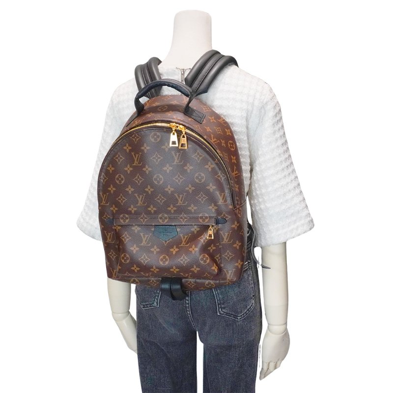 Louis Vuitton 展示品 Palm Springs MM 帆布手提後背包(M44874-咖)-7