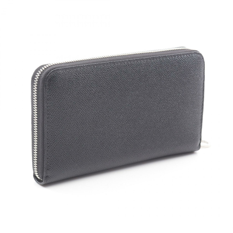 BVLGARI 寶格麗 寶格麗 男士 Zippy Around 長皮夾 36933 皮革 黑色 二手-1