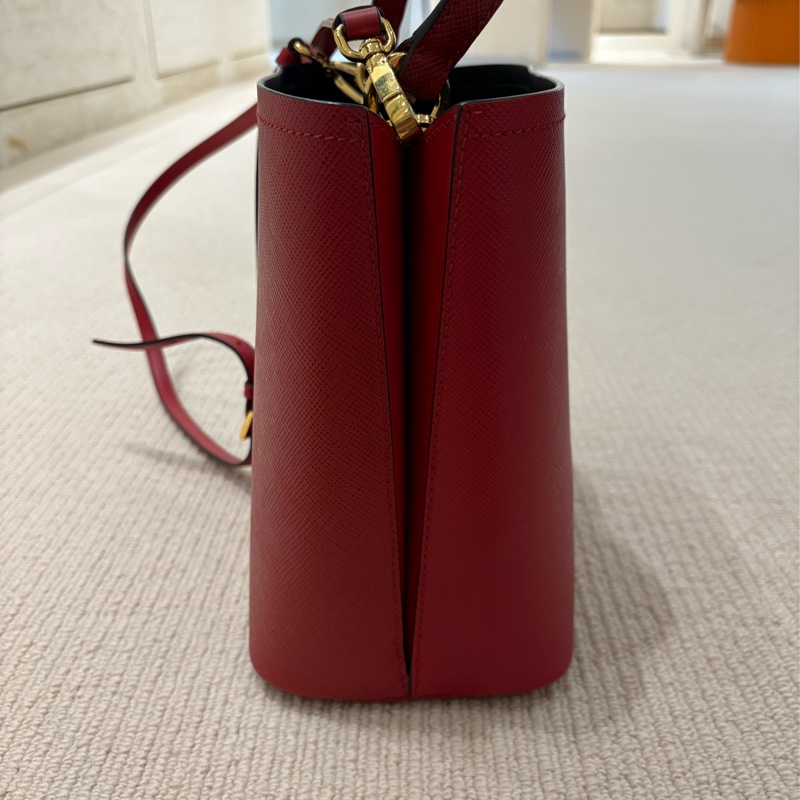 Prada Panier 水桶包 紅色-3