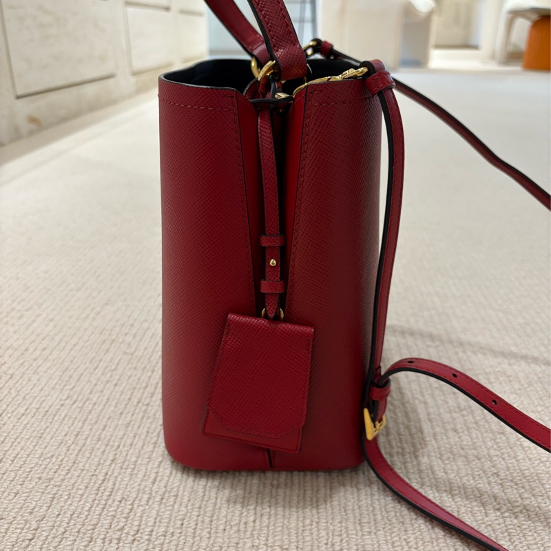 Prada Panier 水桶包 紅色-5