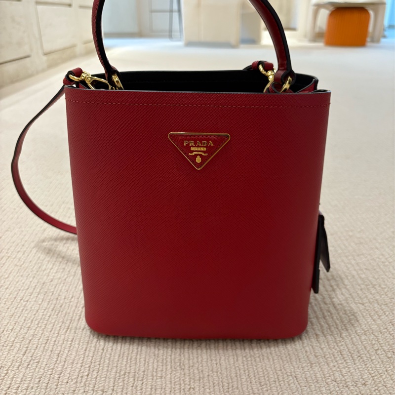 Prada Panier 水桶包 紅色-7