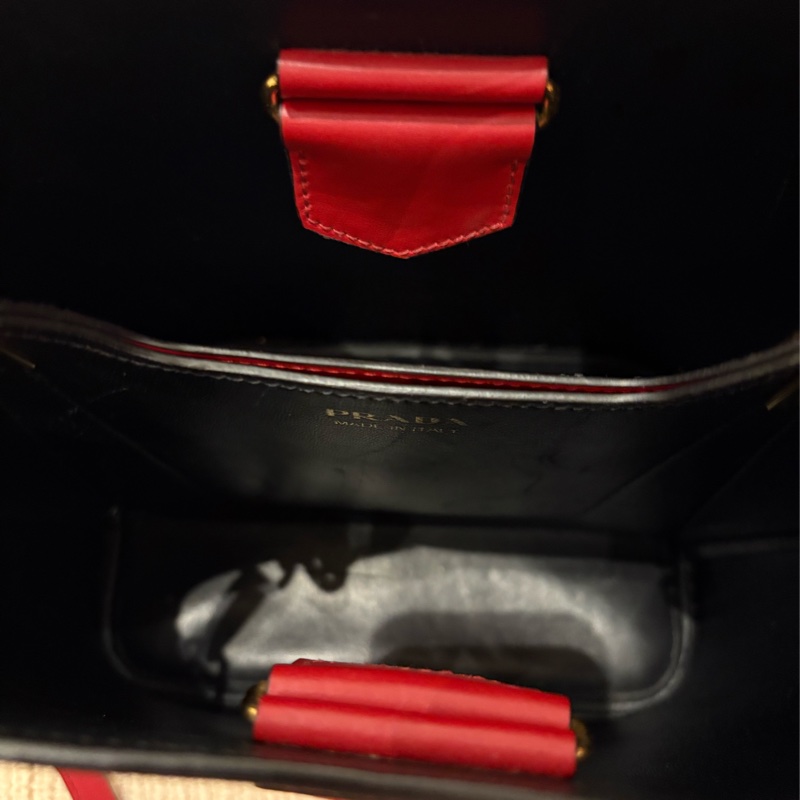 Prada Panier 水桶包 紅色-12