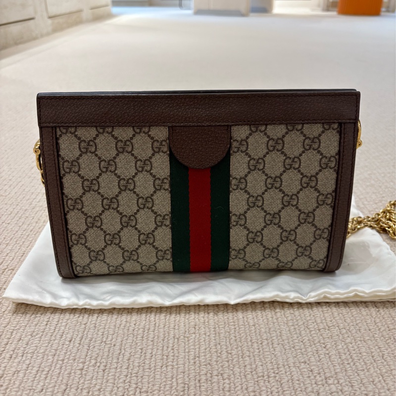 Gucci Ophidia 夾子包 老花色-4