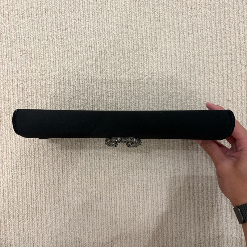 Gucci 酒神手拿包 黑色-0