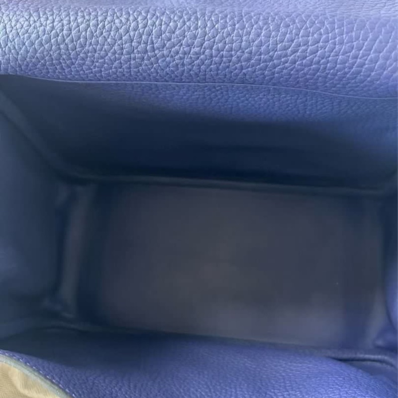 Hermes🌈Lindy 26💙午夜藍金扣💙全新未使用🌟肩帶貼膜在🌟-4