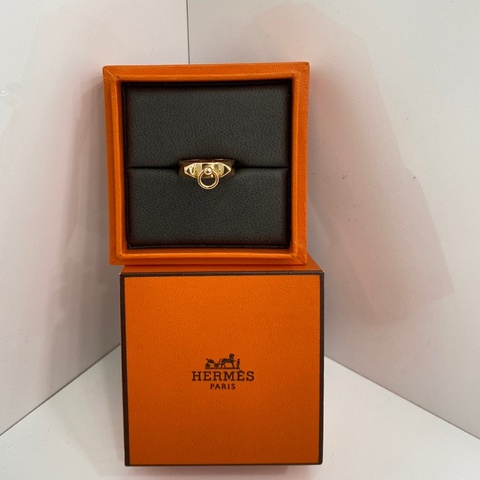HERMES愛馬仕COLLIER DE CHIEN戒指，49號