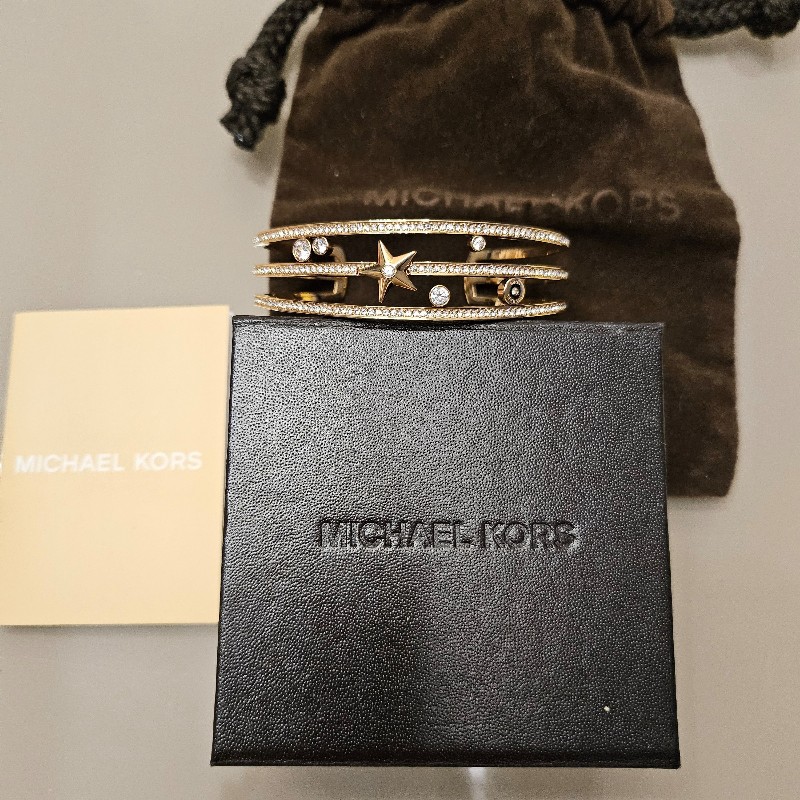 Michael Kors 寬版帶鑽手環-0