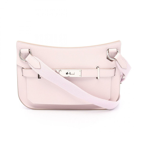HERMES Jypsiere Mini Verso 單肩包 B Evercolor 皮革淡紫色 SHW 二手