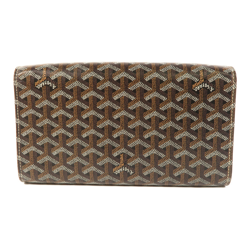 GOYARD 塗層帆布Monte-Carlo PM銀扣肩背袋-1