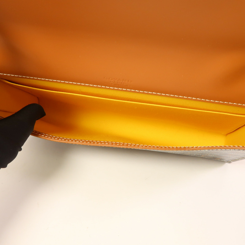 GOYARD 塗層帆布Monte-Carlo PM銀扣肩背袋-4