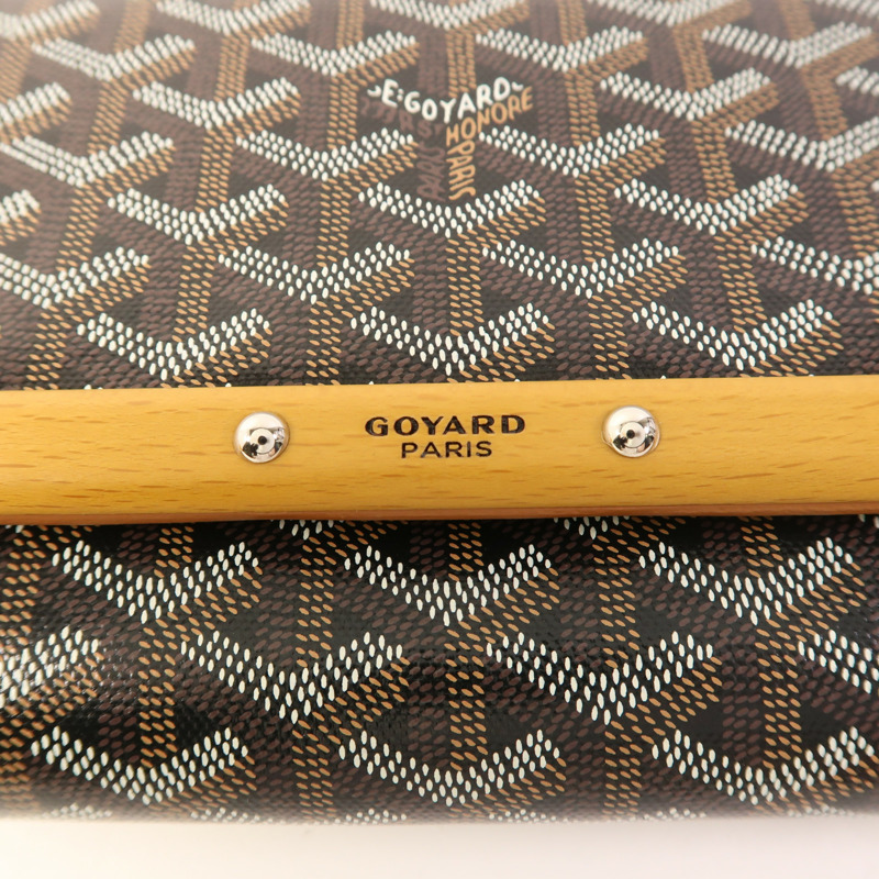 GOYARD 塗層帆布Monte-Carlo PM銀扣肩背袋-8
