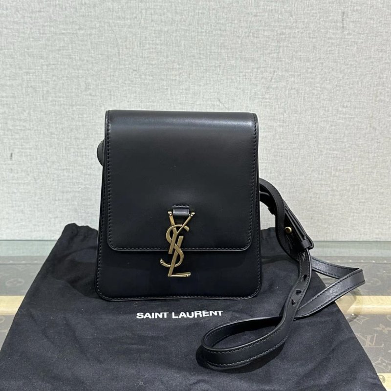 YSL KAIA黑金肩背斜背包 16.5*18*5 98新 配件塵袋-0