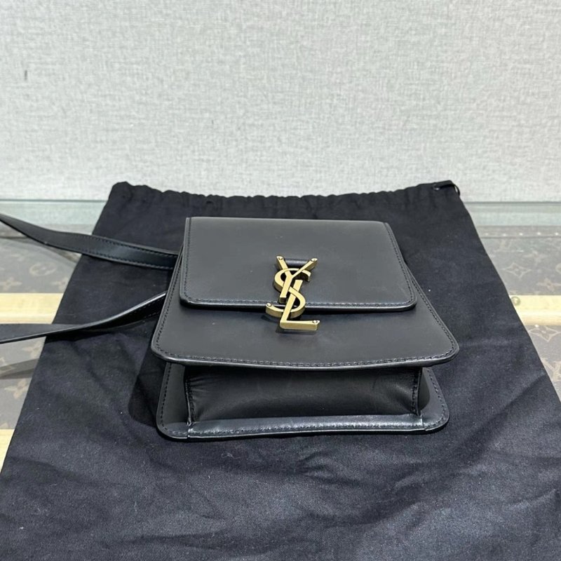 YSL KAIA黑金肩背斜背包 16.5*18*5 98新 配件塵袋-3