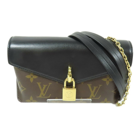 LOUIS VUITTON Monogram Padlock On Strap金扣手挽肩背兩用袋
