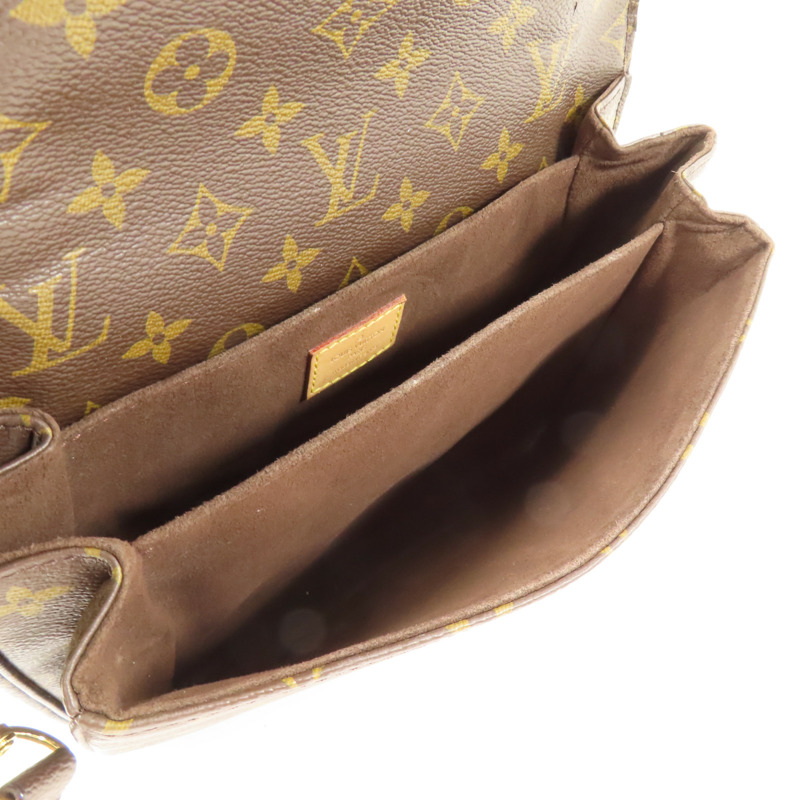 LOUIS VUITTON Monogram Pochette Metis MM金扣手挽肩背兩用袋-14