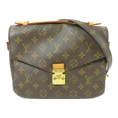 LOUIS VUITTON Monogram Pochette Metis MM金扣手挽肩背兩用袋
