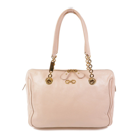 Salvatore Ferragamo 牛皮皮革Shoulder Bag金扣肩背袋