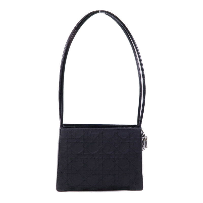 Dior 帆布Shoulder Bag銀扣肩背袋-2