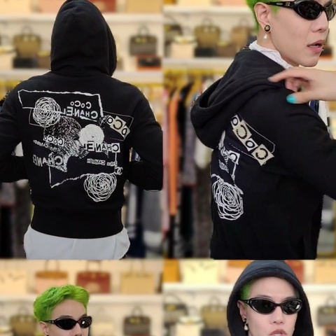 CHANEL 香奈兒外套 💿黑色亮片刺繡工藝 /中性款男女穿都好看