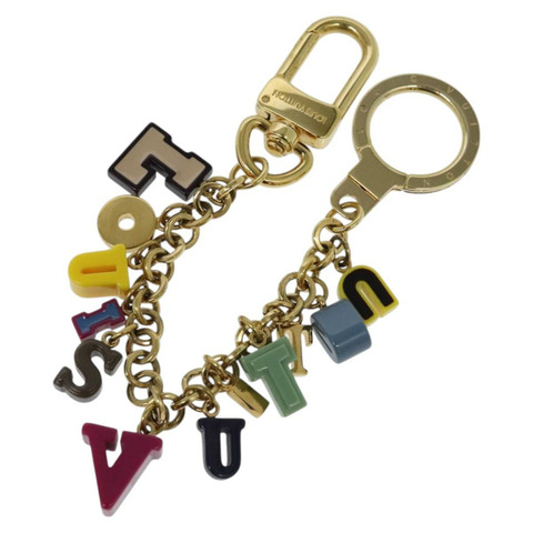 路易威登 Porte Cles Chainne Playtime 吊墜金屬金色 M66202 LV 授權 MX265