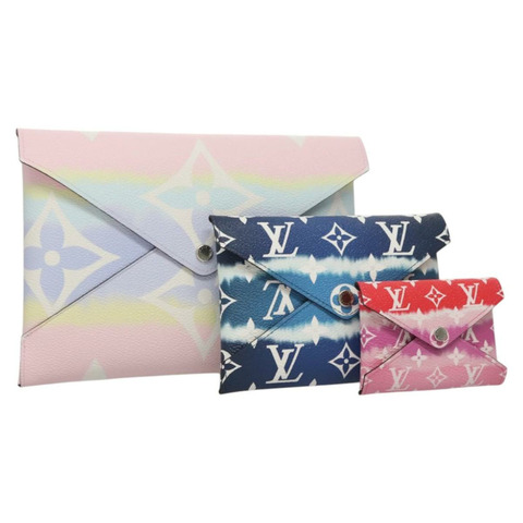 路易威登 Monogram Escal Pochette Kirigami 手拿包 紫色 M69119 正品 KD239AM