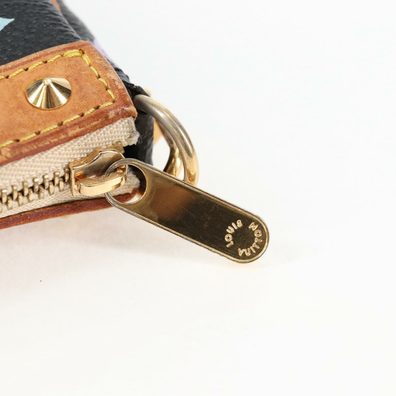 【日本直送】路易威登 Monogram 多色手拿包配件黑色 M92648 正品 120858V-18