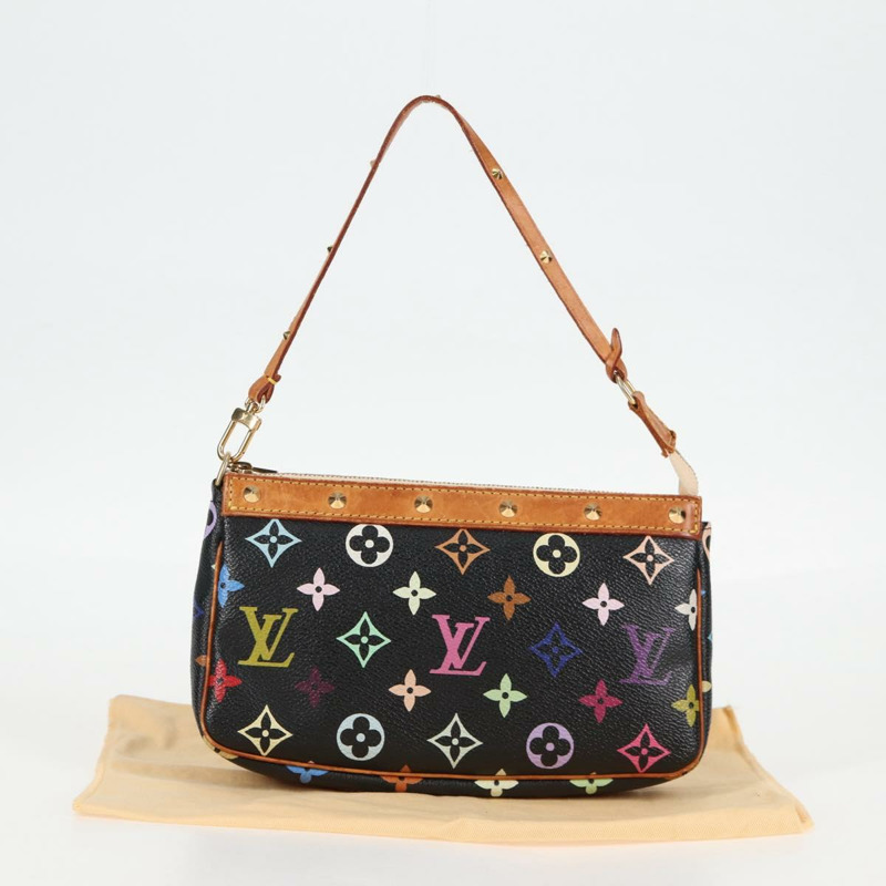 【日本直送】路易威登 Monogram 多色手拿包配件黑色 M92648 正品 120858V-25