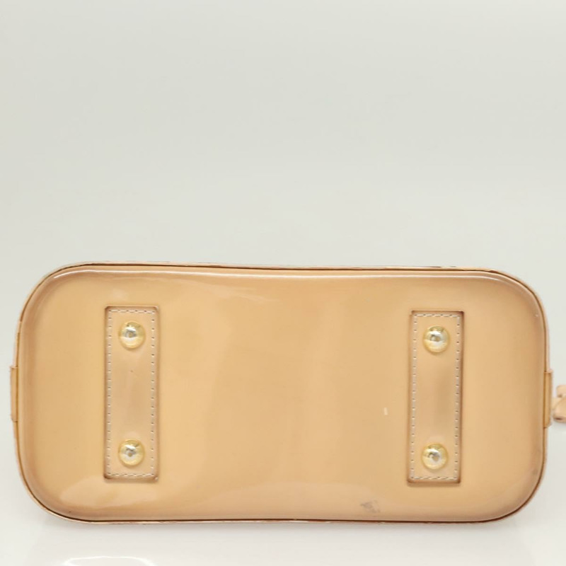 【日本直送】路易威登 Monogram Vernis Alma BB 手提包米色 Dunne M90175 LV 授權 124804-8