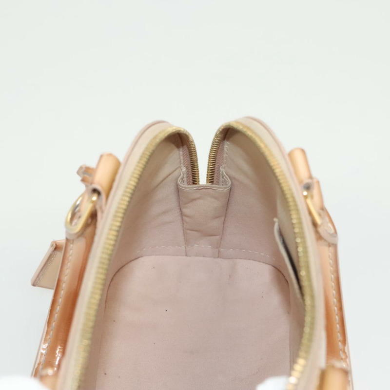 【日本直送】路易威登 Monogram Vernis Alma BB 手提包米色 Dunne M90175 LV 授權 124804-18