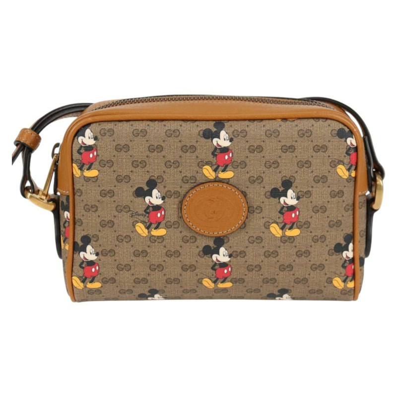 【日本直送】GUCCI 微型 GG Supreme 迪士尼合作包款 PVC 米色 602536 正品 MX490AM-1