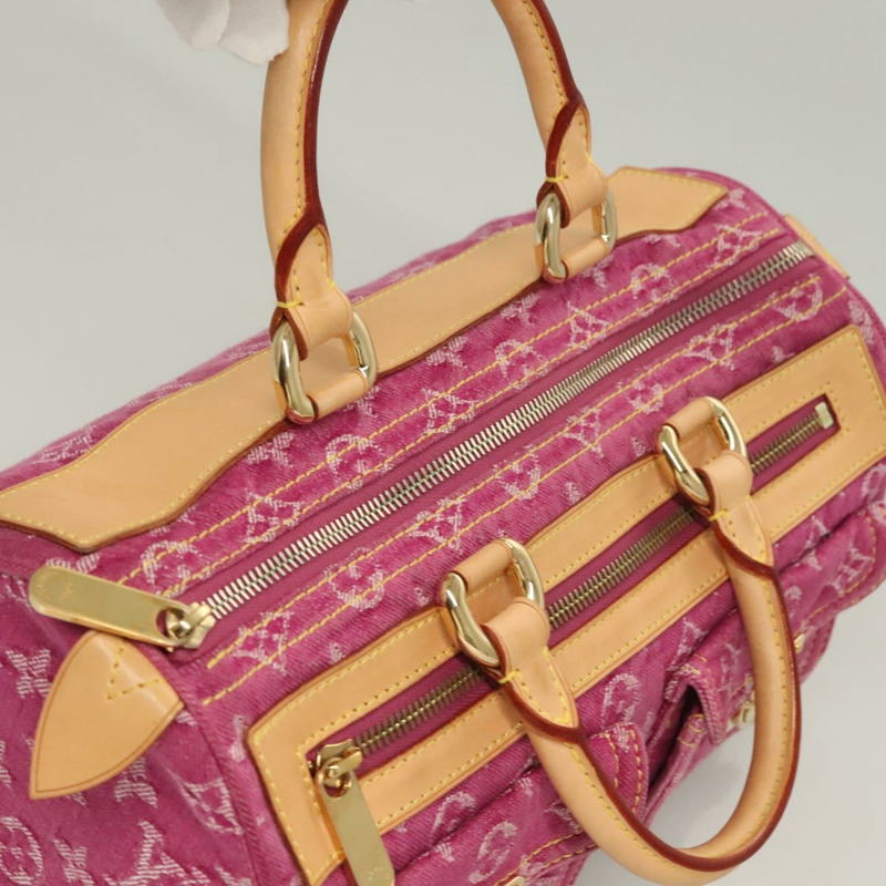 【日本直送】路易威登 Monogram Denim Neo Speedy 手提包粉紅色 M95019 LV 授權 127690SV-5