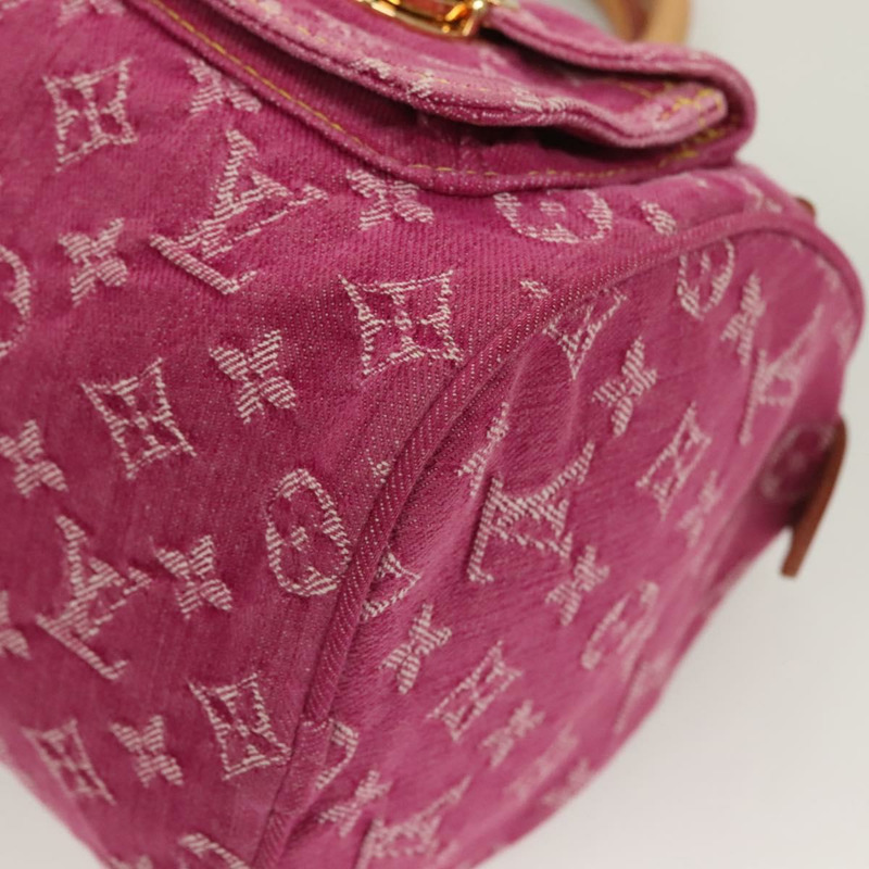 【日本直送】路易威登 Monogram Denim Neo Speedy 手提包粉紅色 M95019 LV 授權 127690SV-10