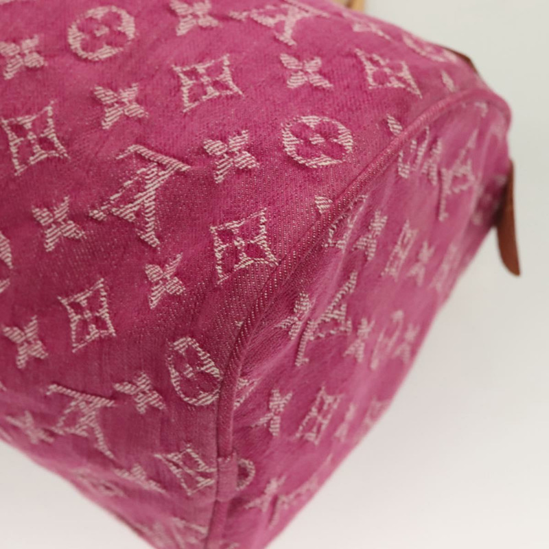 【日本直送】路易威登 Monogram Denim Neo Speedy 手提包粉紅色 M95019 LV 授權 127690SV-12