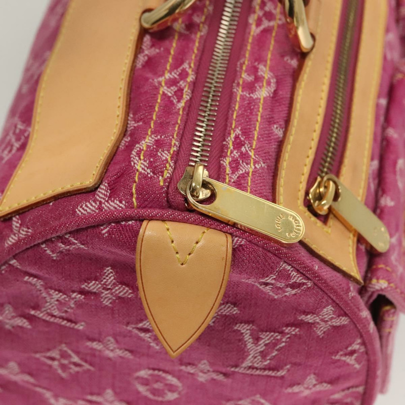 【日本直送】路易威登 Monogram Denim Neo Speedy 手提包粉紅色 M95019 LV 授權 127690SV-16