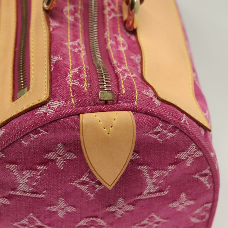 【日本直送】路易威登 Monogram Denim Neo Speedy 手提包粉紅色 M95019 LV 授權 127690SV-17