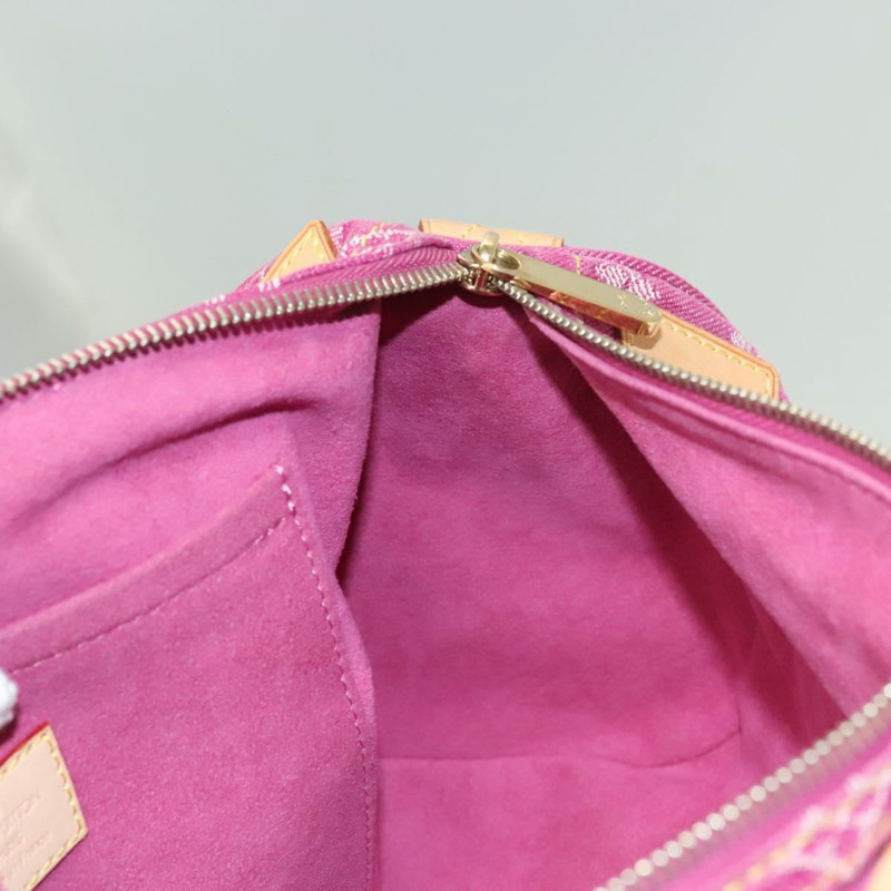 【日本直送】路易威登 Monogram Denim Neo Speedy 手提包粉紅色 M95019 LV 授權 127690SV-20