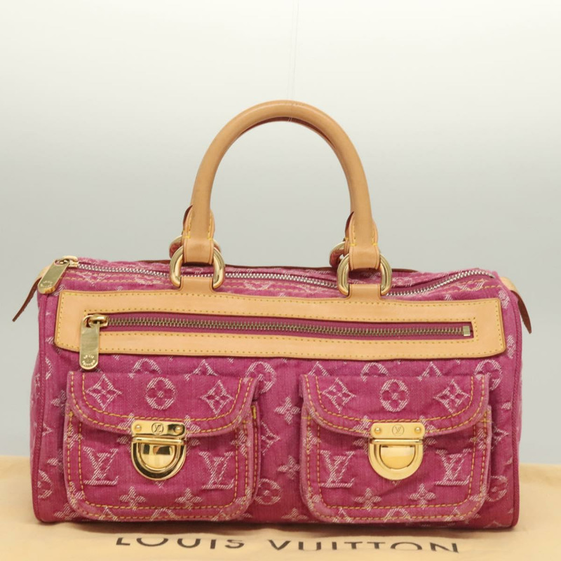 【日本直送】路易威登 Monogram Denim Neo Speedy 手提包粉紅色 M95019 LV 授權 127690SV-26