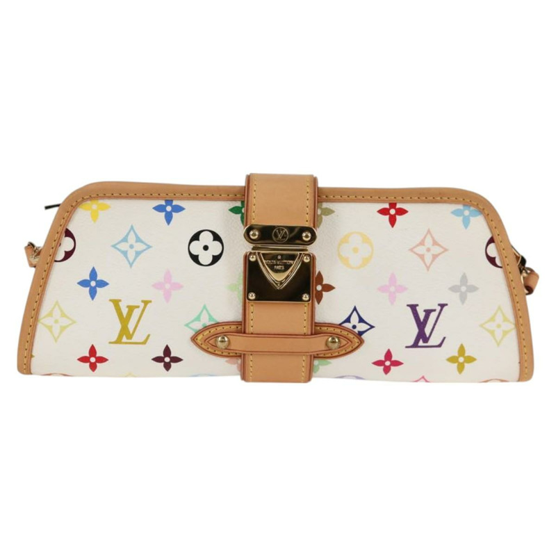 【日本直送】LOUIS VUITTON 多色 Shirley 單肩包 白色 M40049 LV 授權 127636V-1