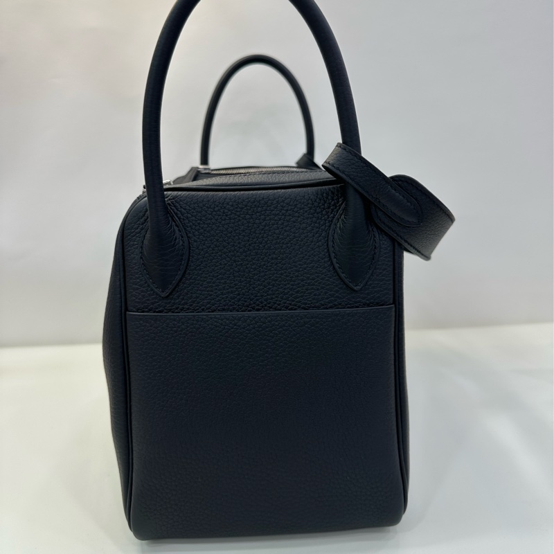 Hermes Lindy30 黑銀 tc皮 U刻 有購證-4